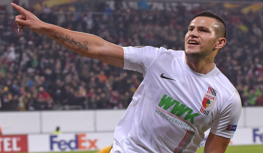 Raúl Bobadilla - Striker who scored the decisive goal in the Europa League for Augsburg