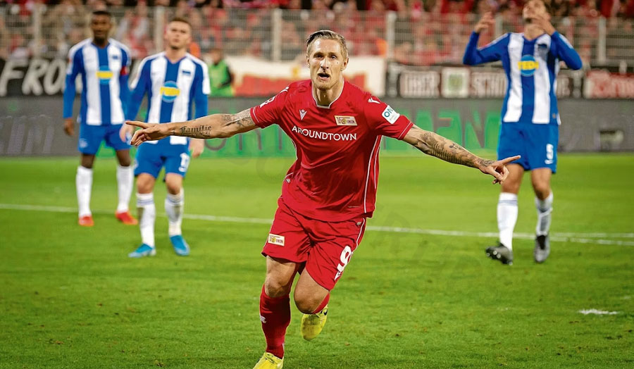 Sebastian Polter – Powerful striker and key goal help Union Berlin promoted to Bundesliga