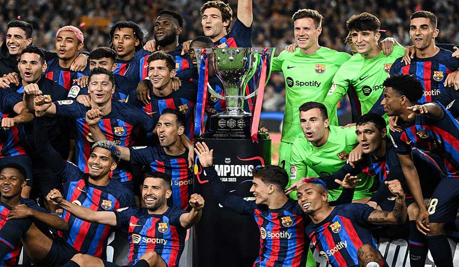 Barcelona - Dominating possession, creating lots of corners and goals, but unstable away from home