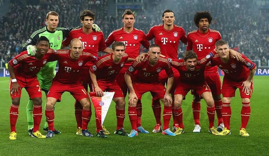 Bayern Munich - Plays a strong attack in the Bundesliga, often wins big at home, easily scores over and leads early in the first half