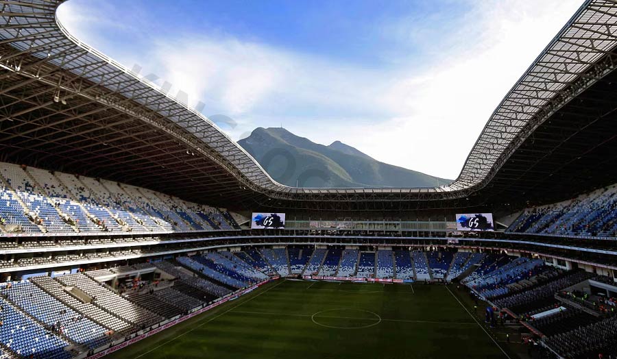 Estadio BBVA is the modern home of Monterrey FC since 2015, the new symbol of the city