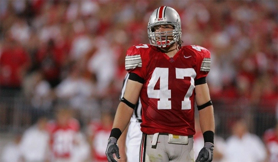 A.J. Hawk, legendary linebacker among the best Ohio State football players