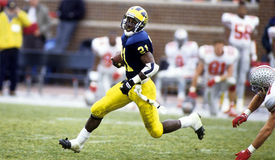Desmond Howard, the Wolverines’ Heisman wide receiver