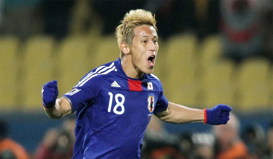 Keisuke Honda, legendary Japanese midfielder and World Cup star