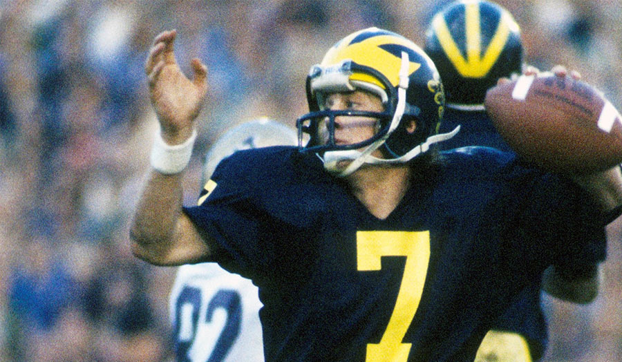 Rick Leach, Michigan’s dual-threat quarterback and team leader